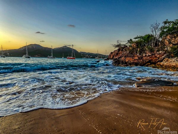 SUNSET ON THE BEACH ANTIGUA 2
